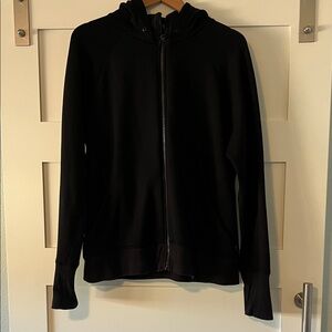 Athleta outdoor Black Zip-Up Hoodie